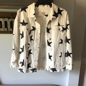 NWOT STARS DENIM JACKET